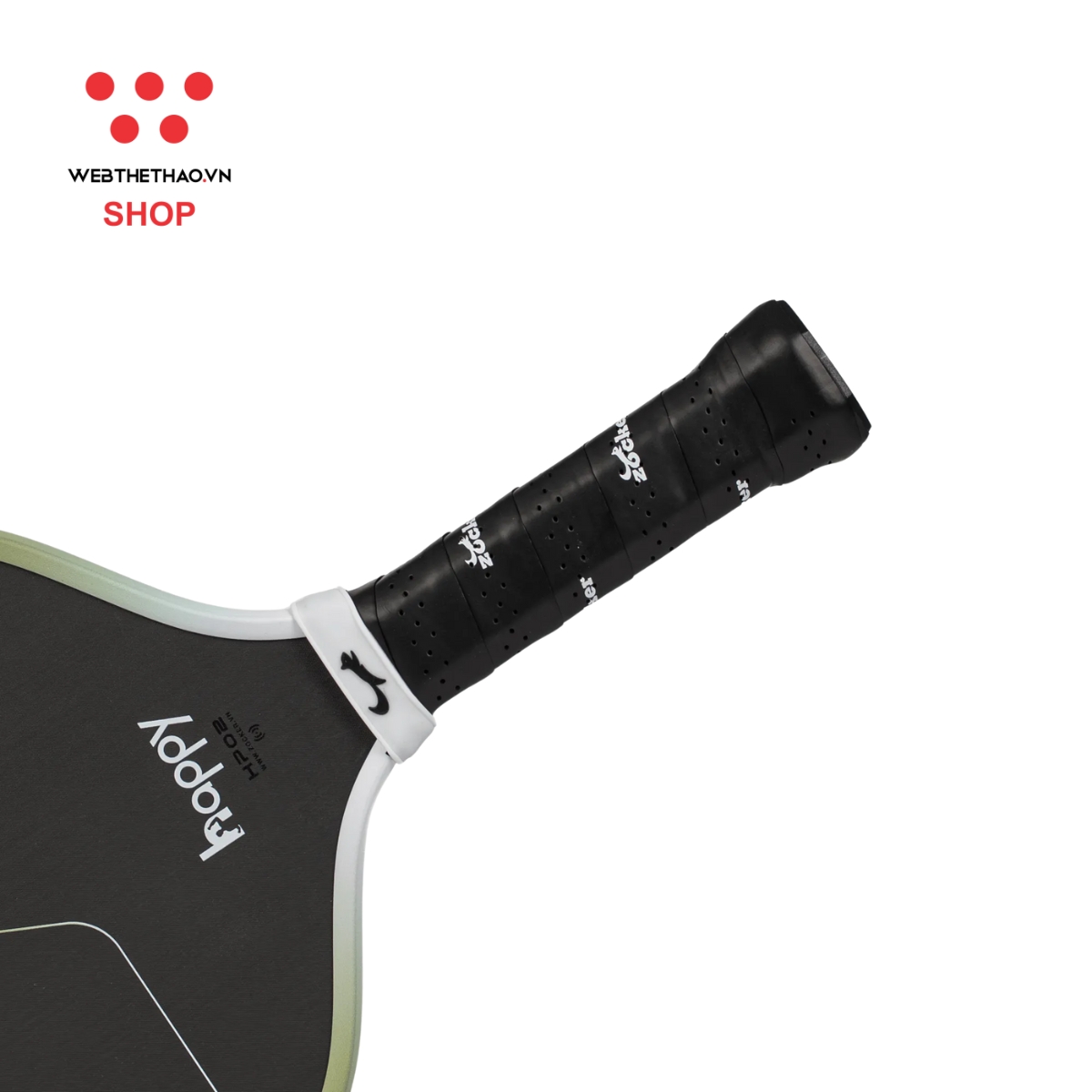 Vợt Pickleball Zocker Happy HP02 Gen 2 "White/Green" HP02-G2-04 - Hàng Chính Hãng