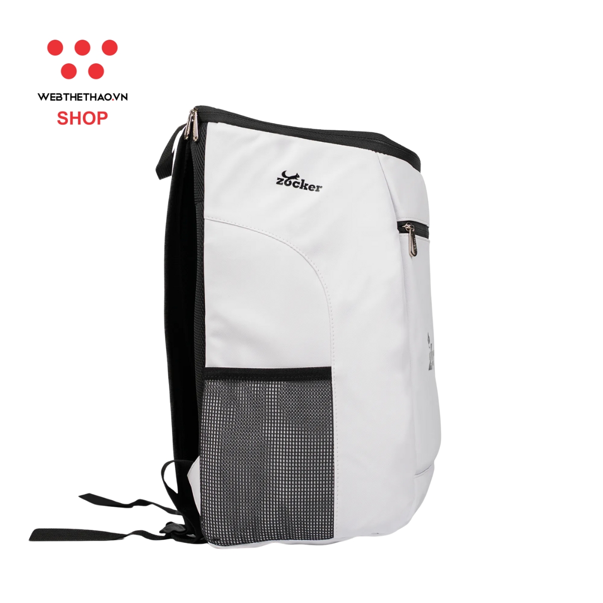 Balo Thể Thao Pickleball Zocker MovePro BLZMP-02 "Trắng" - Hàng Chính Hãng
