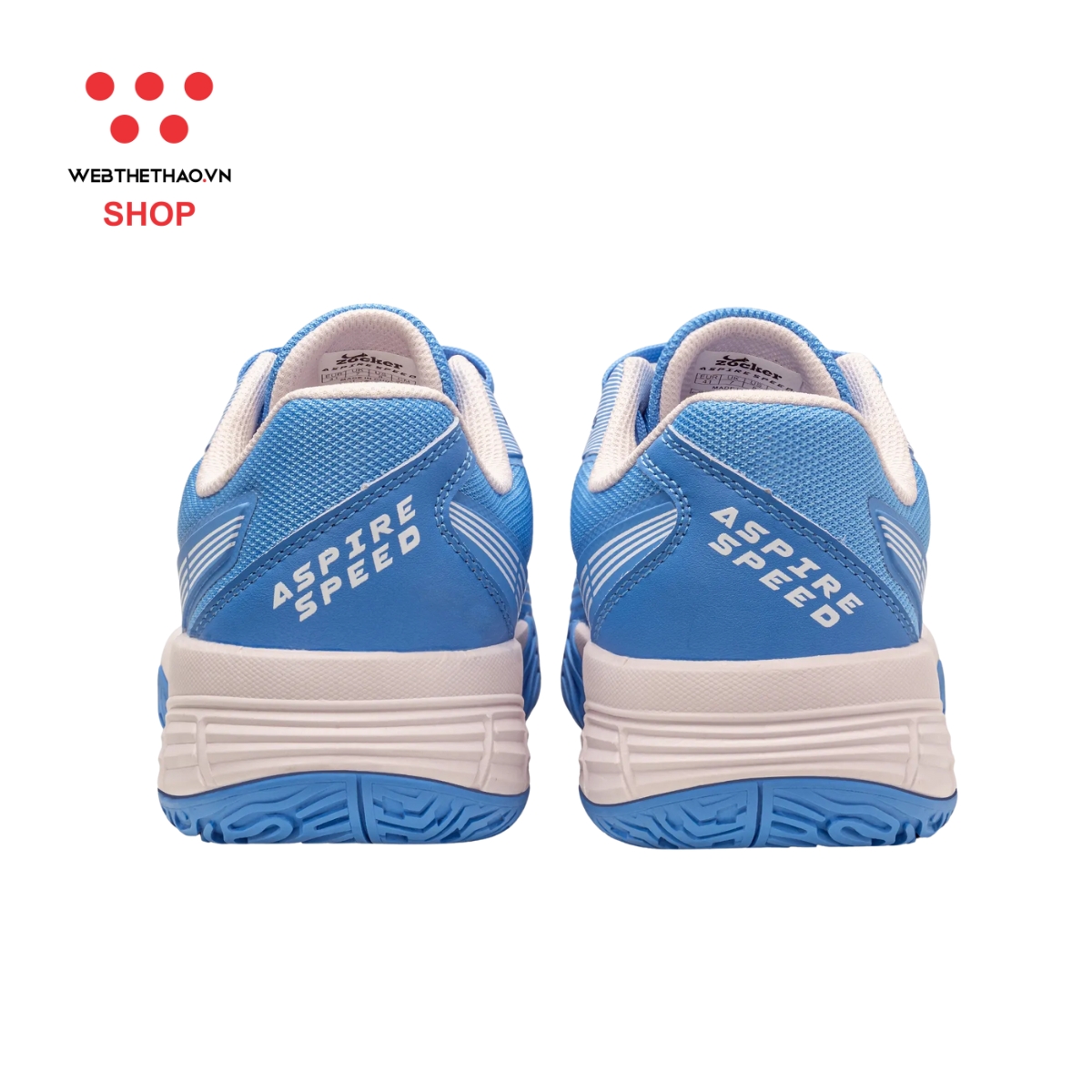 Giày Thể Thao Pickleball Zocker Aspire Speed "Xanh/Tím" Z-AspireS-03 - Hàng Chính Hãng