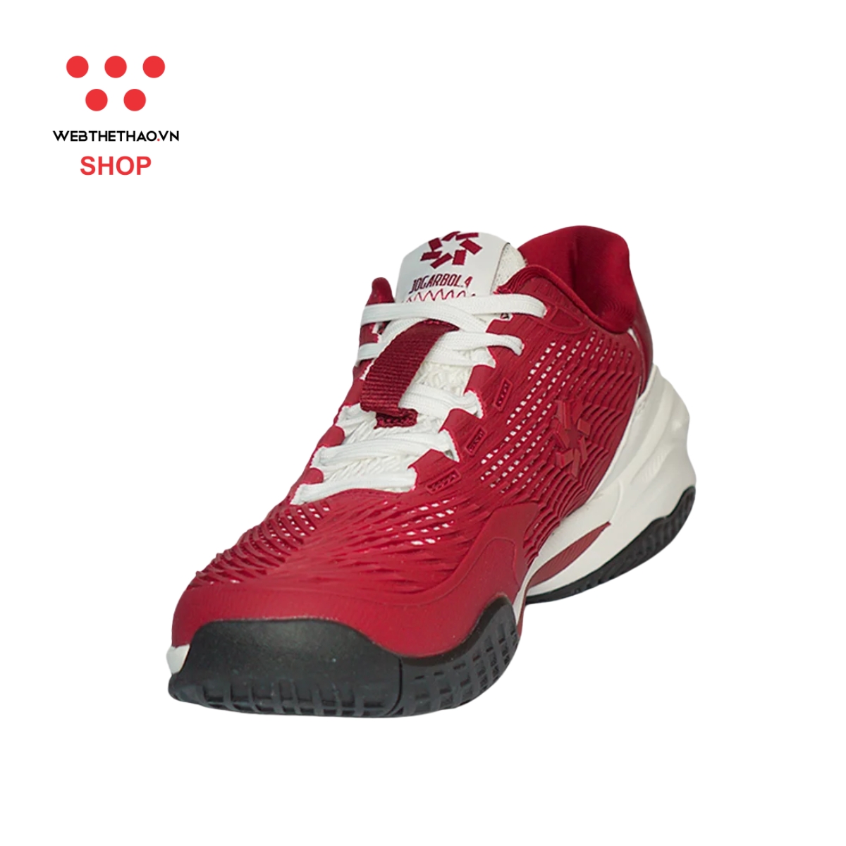 Giày thể thao Pickleball Nam Jogarbola Vento "Dark Red" JG-VENTO-03 - Hàng Chính Hãng