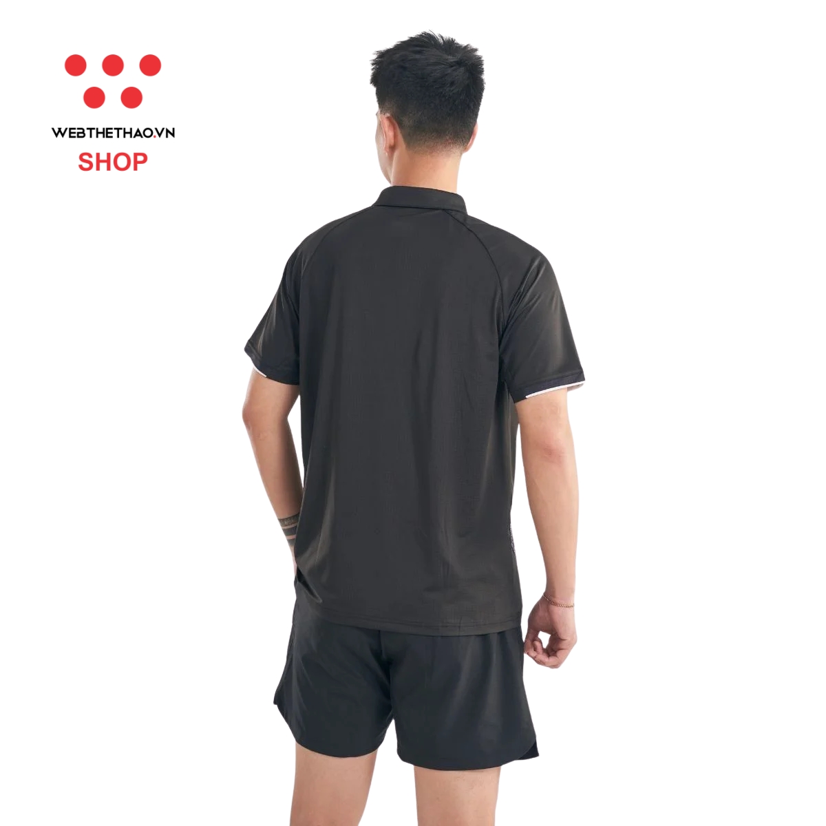 Áo polo thể thao Jogarbola Nova màu "Đen" MJ-A4197-02 - Hàng Chính Hãng