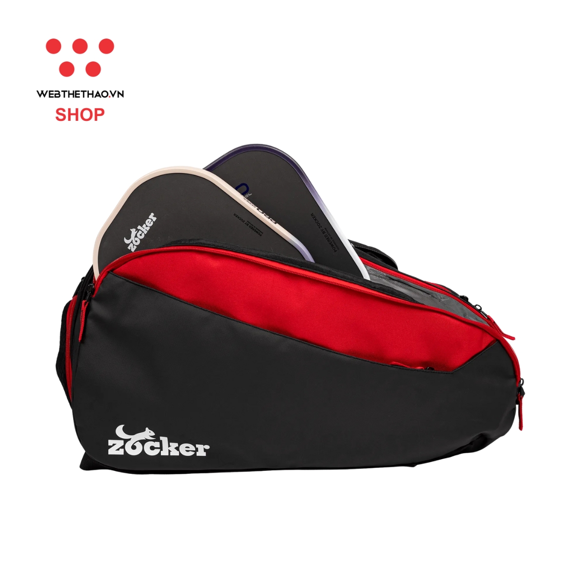 Balo Thể Thao Pickleball Zocker Chuyên Nghiệp BL-VDV0525 "Đỏ" - Hàng Chính Hãng