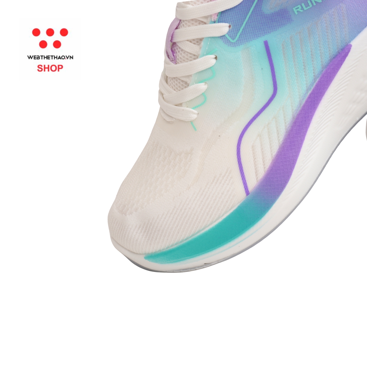 Giày thể thao nữ Promax PR-224 màu "Trắng/Tím" PR-224-03 - Hàng Chính Hãng