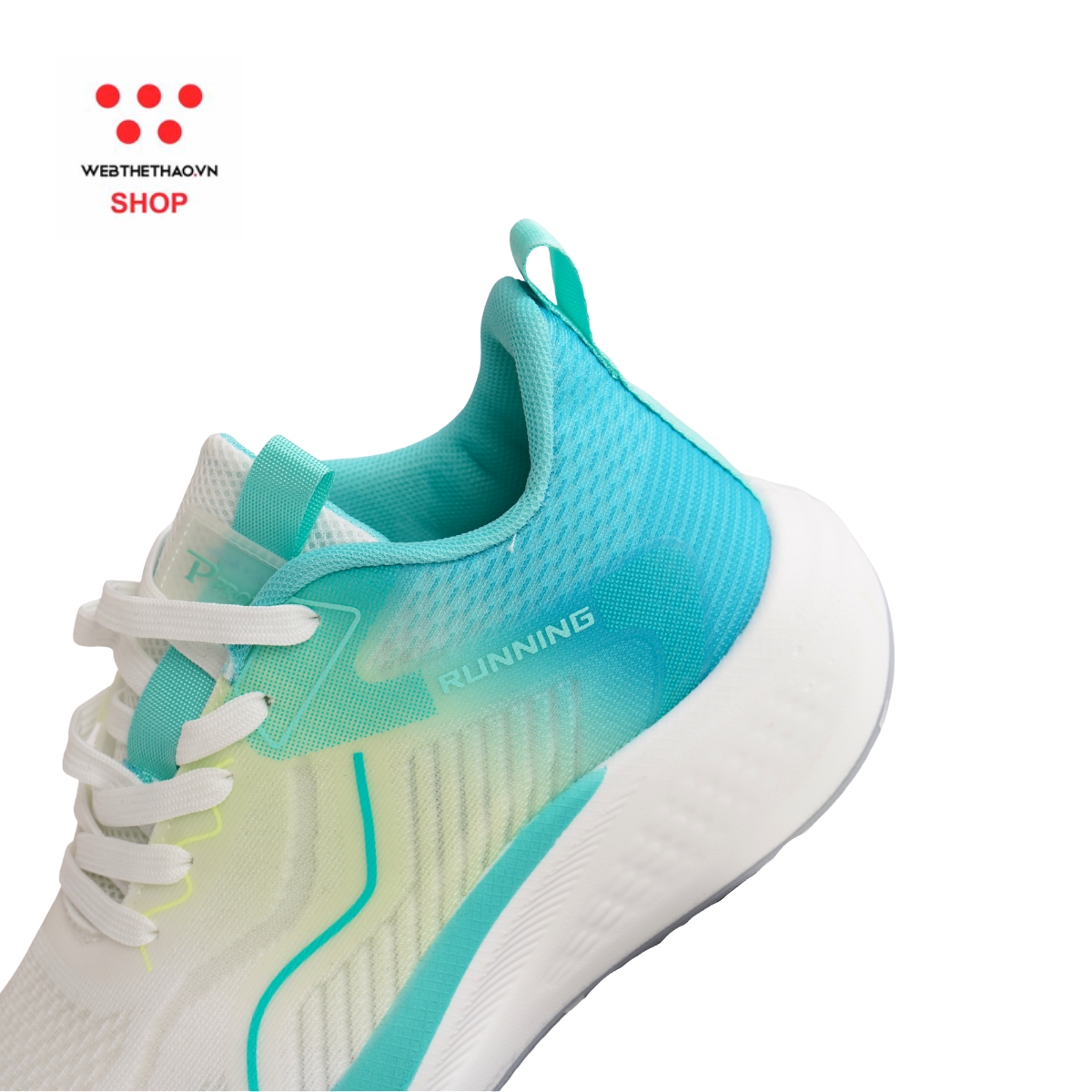 Giày thể thao nữ Promax PR-224 màu "Trắng/Xanh Neon" PR-224-05 - Hàng Chính Hãng