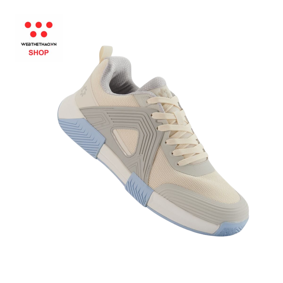 Giày Pickleball Nam Jogarbola Vortex màu "Grey/White" JG-VORTEX-03 - Hàng Chính Hãng