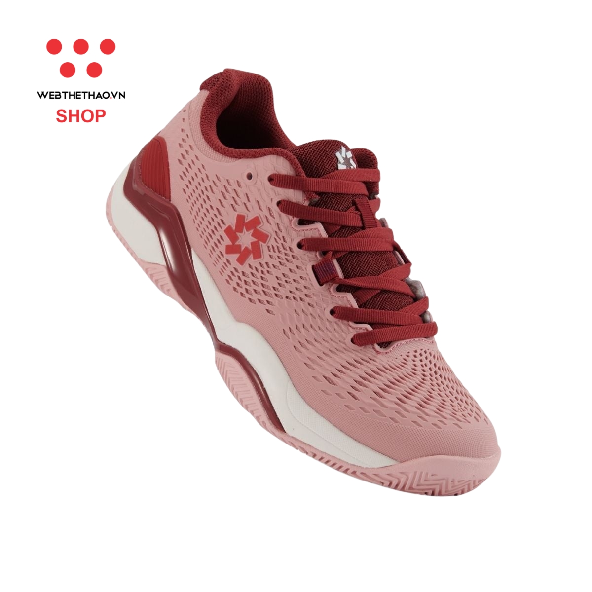 Giày thể thao Pickleball Nữ Jogarbola Terra màu "Deep Pink" JG-TERRA-06 - Hàng Chính Hãng