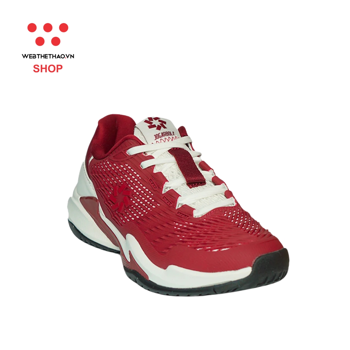 Giày thể thao Pickleball Nam Jogarbola Vento "Dark Red" JG-VENTO-03 - Hàng Chính Hãng
