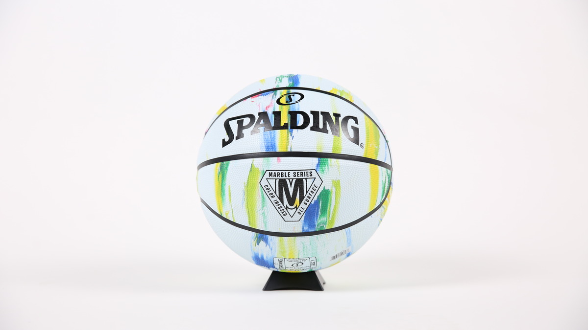 Bóng rổ Spalding Marble Rainbow – Outdoor Size 7 84-397z - Hàng Chính Hãng