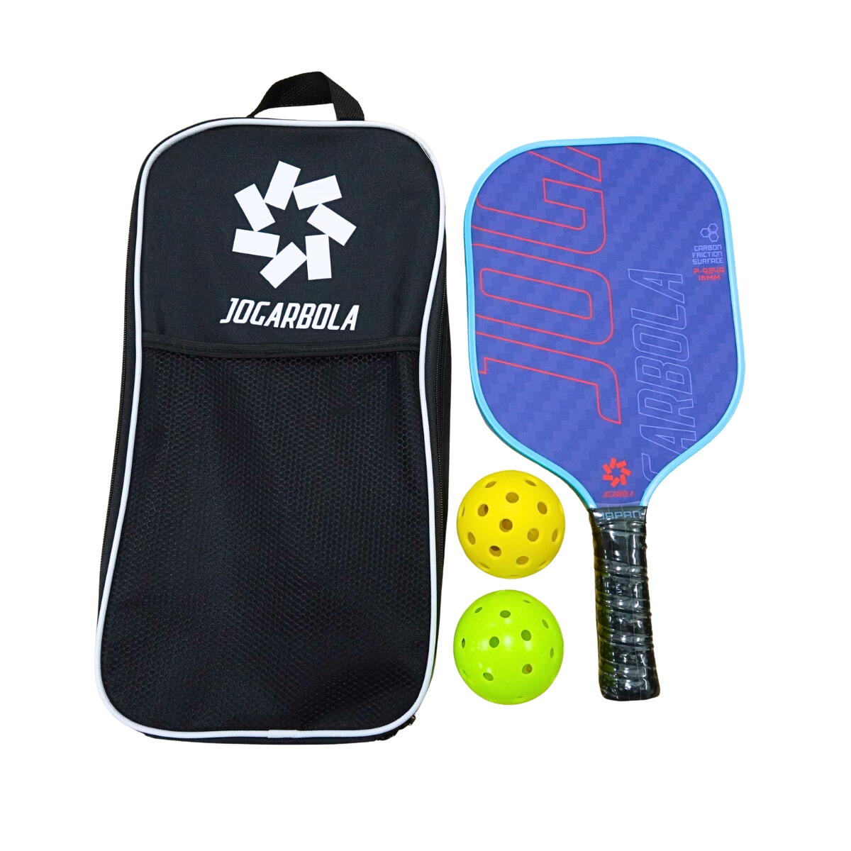 Vợt Pickleball Jogarbola "Xanh Đậm" P-294A - Hàng Chính Hãng (tặng 2 bóng + túi đựng)