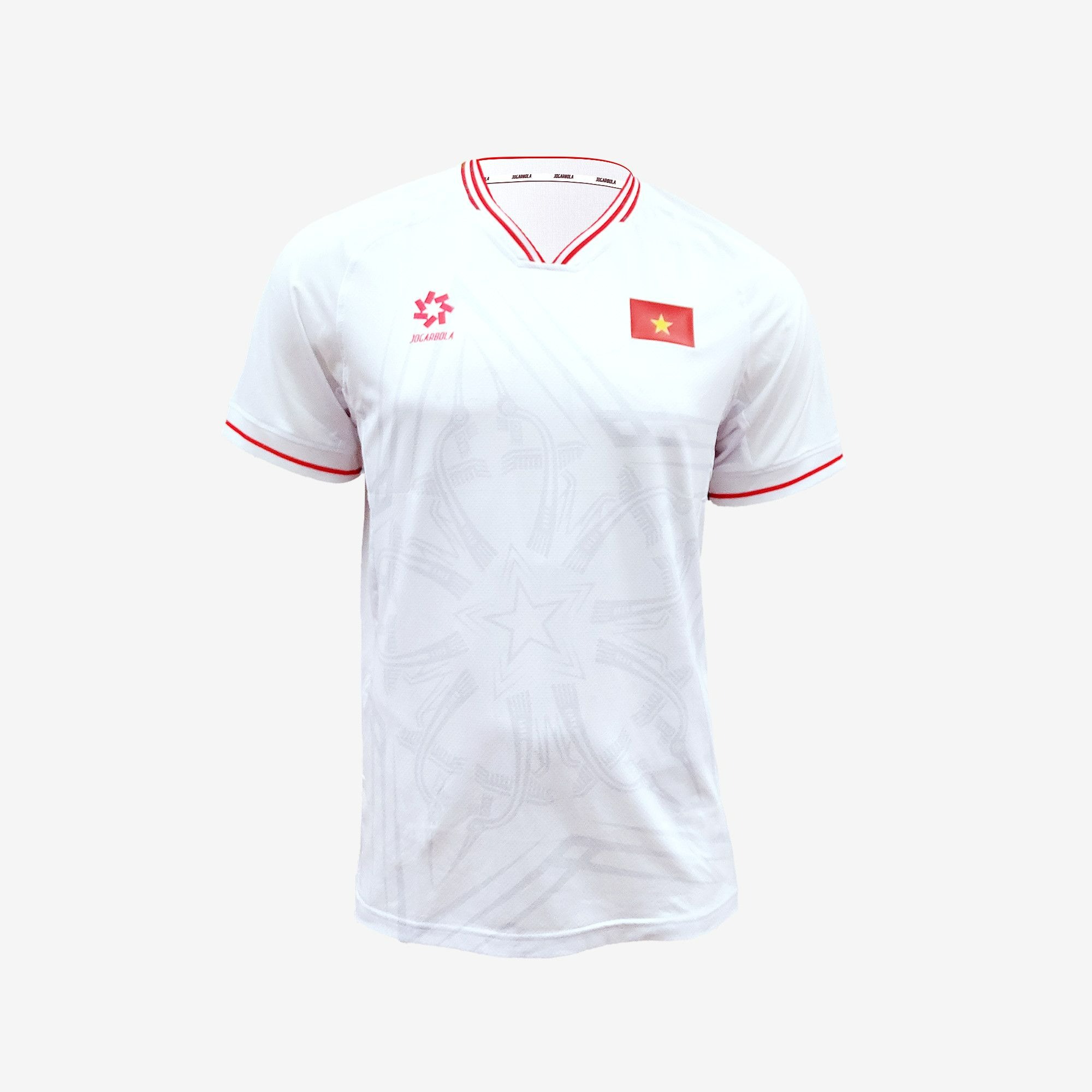 Áo thi đấu (bản FAN) đội tuyển quốc gia Việt Nam 2024 "Trắng" MJ-AJ1295-04 - Hàng Chính Hãng