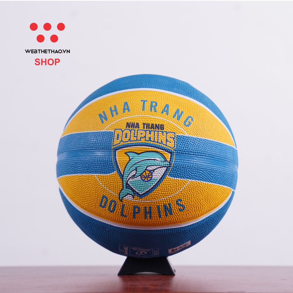 Bóng rổ Spalding VBA Team NhaTrang Dolphins Outdoor Size 7 84-471z - Hàng Chính Hãng