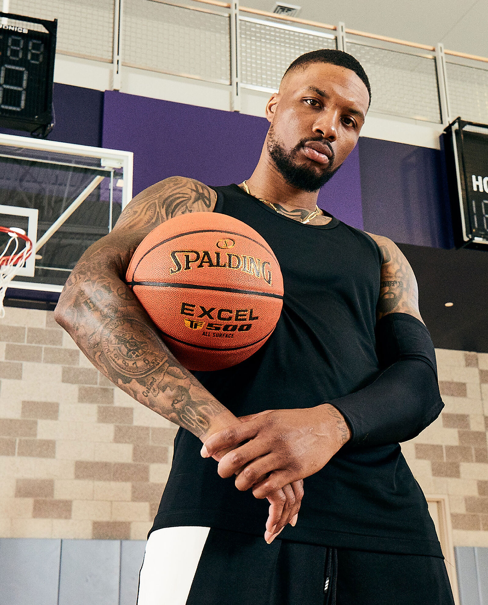 Bóng rổ Spalding TF 500 Excel - Indoor/Outdoor Size 7 76-797z - Hàng Chính Hãng