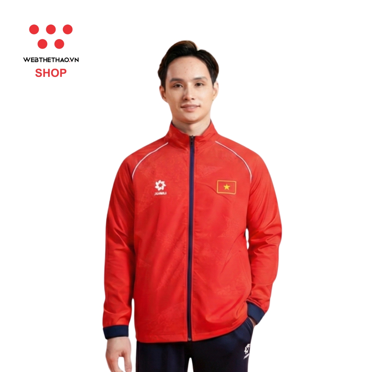 Áo Suvec gió Seagames 2025 Rise Beyond "Đỏ" MJ-P14073-01 - Hàng Chính Hãng