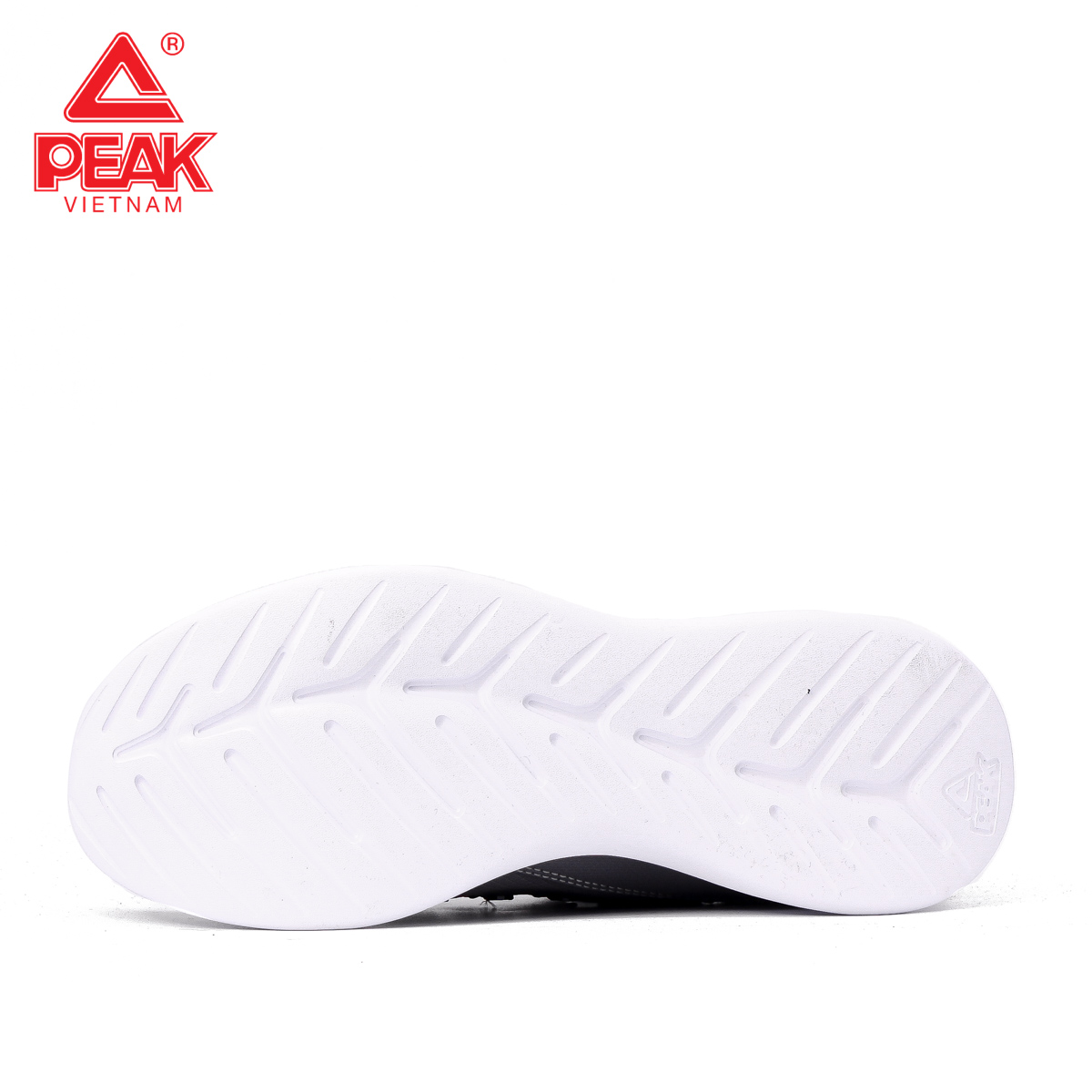 Giày chạy bộ Nam PEAK Running LISS "Ghi" E11437HG – Hàng Chính Hãng