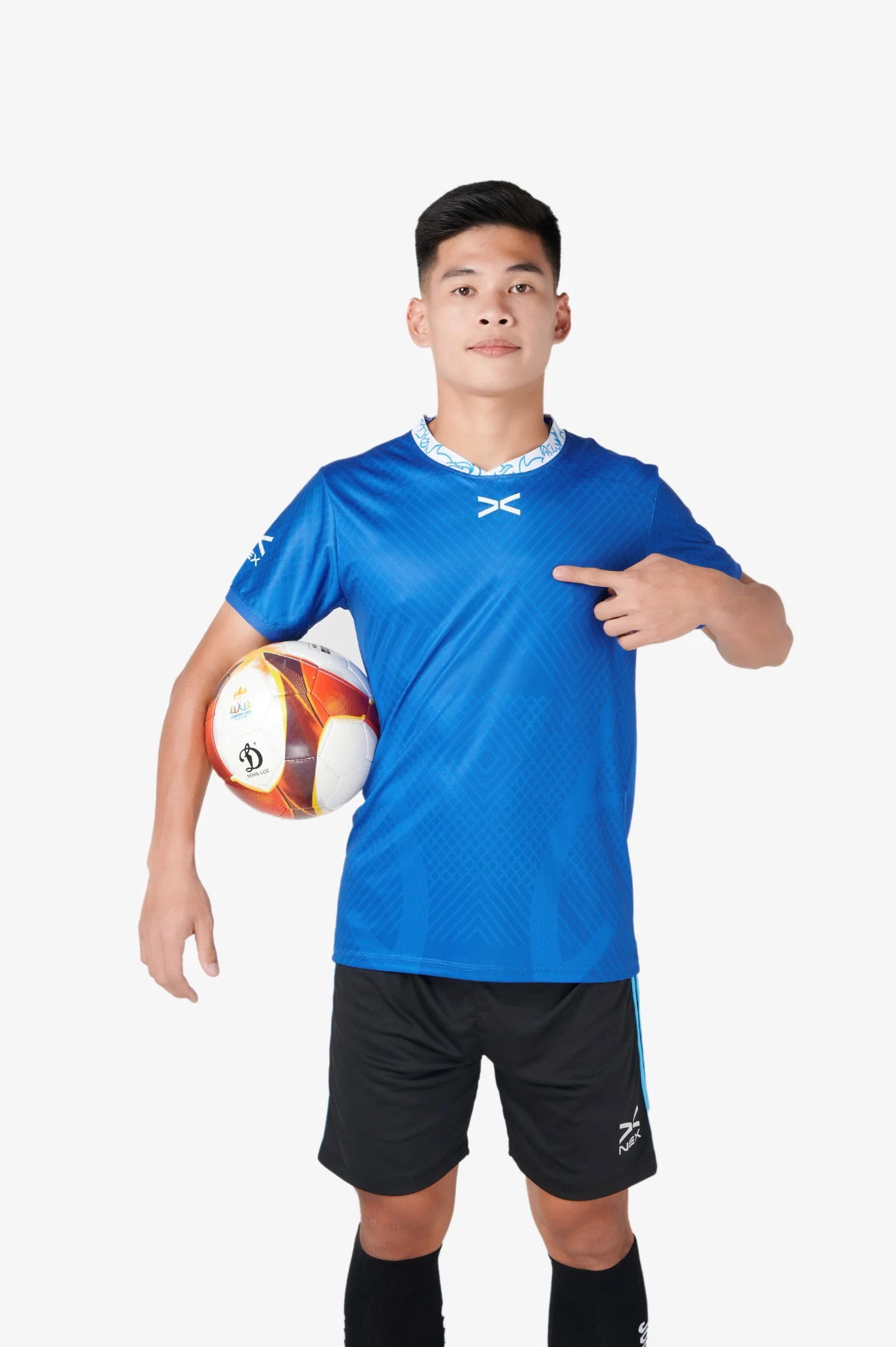 Bộ Quần Áo Bóng Đá Động Lực NEX "Xanh Đậm" MN-TP0423.B12 - Hàng Chính Hãng