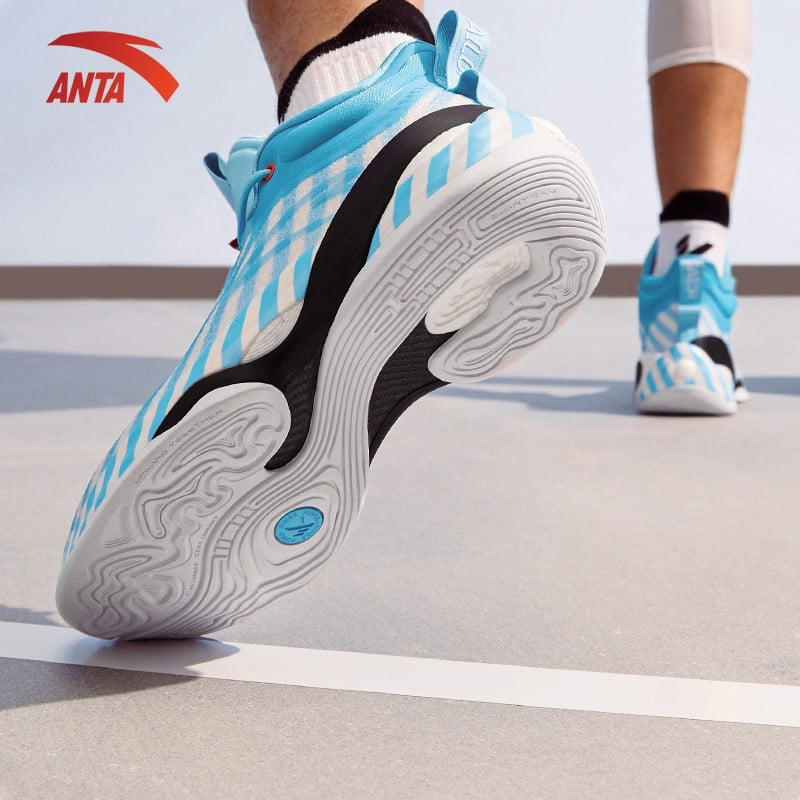 Giày Bóng Rổ Nam Anta Klay Thompson KT7 "Blue Stripe" 812231101-2 - Hàng Chính Hãng