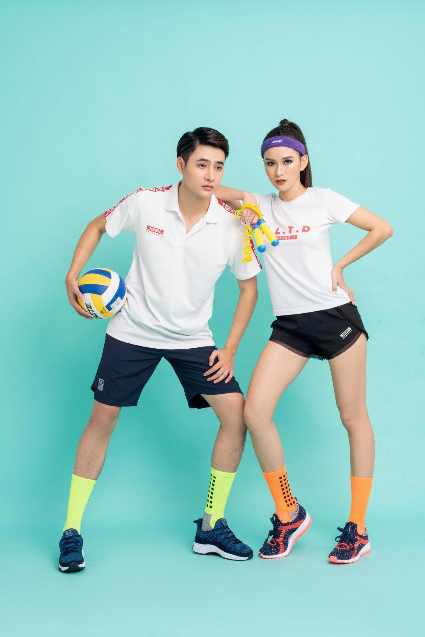 Áo thun Động Lực Jogarbola nam "Trắng" JG-555-01 - Hàng Chính Hãng