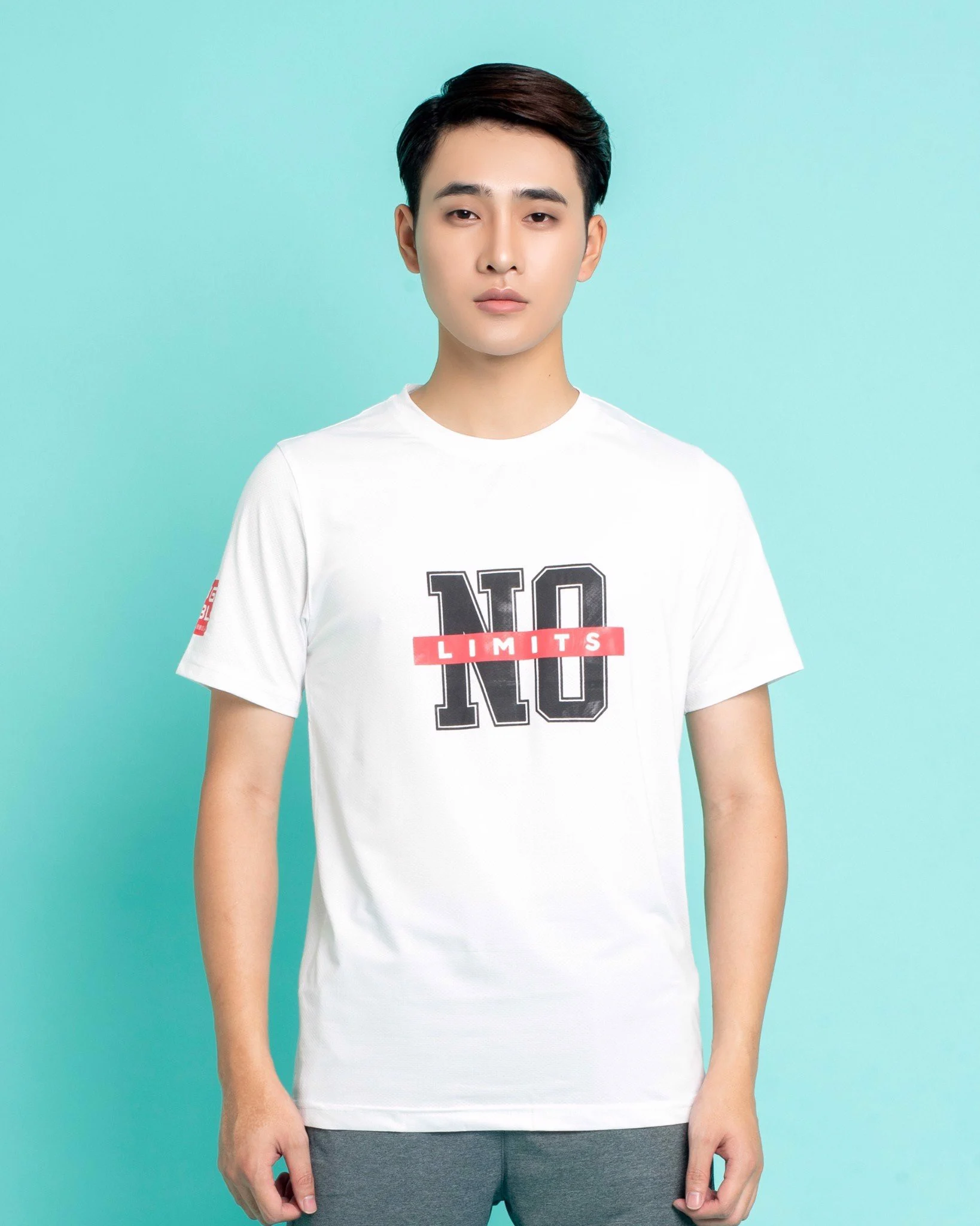 Áo thun Động Lực Jogarbola nam No-limit "Trắng" JG-565-01 - Hàng Chính Hãng