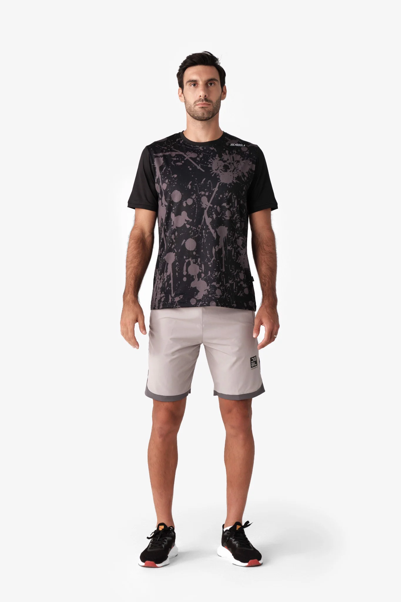 Áo thun Động Lực Jogarbola nam Paint Graphic Dri-fit "Đen" MJ-0422.02-01 - Hàng Chính Hãng