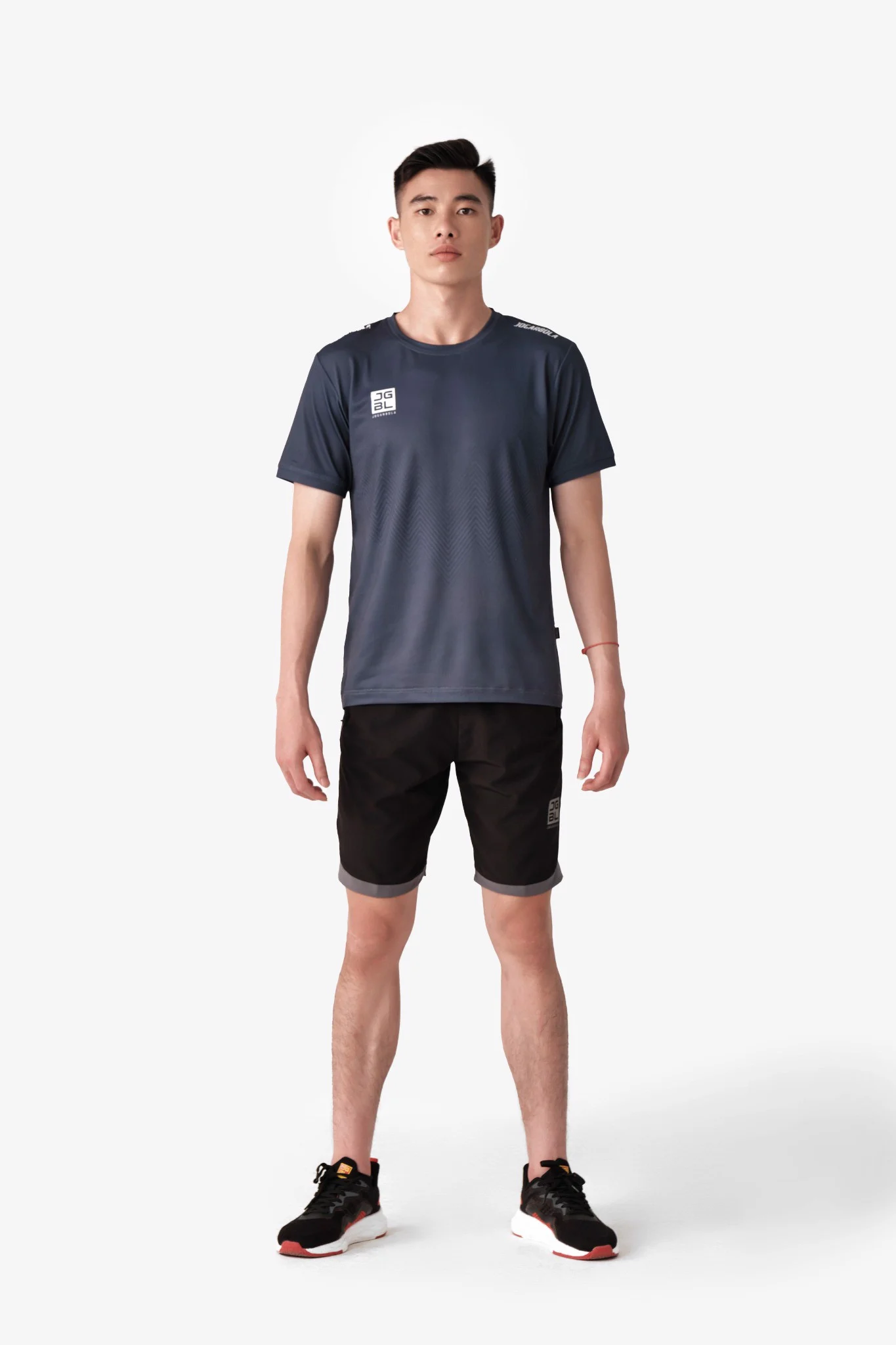 Áo thun Động Lực Jogarbola nam Classic Dri-fit "Xanh Navy" MJ-0422.01-02 - Hàng Chính Hãng