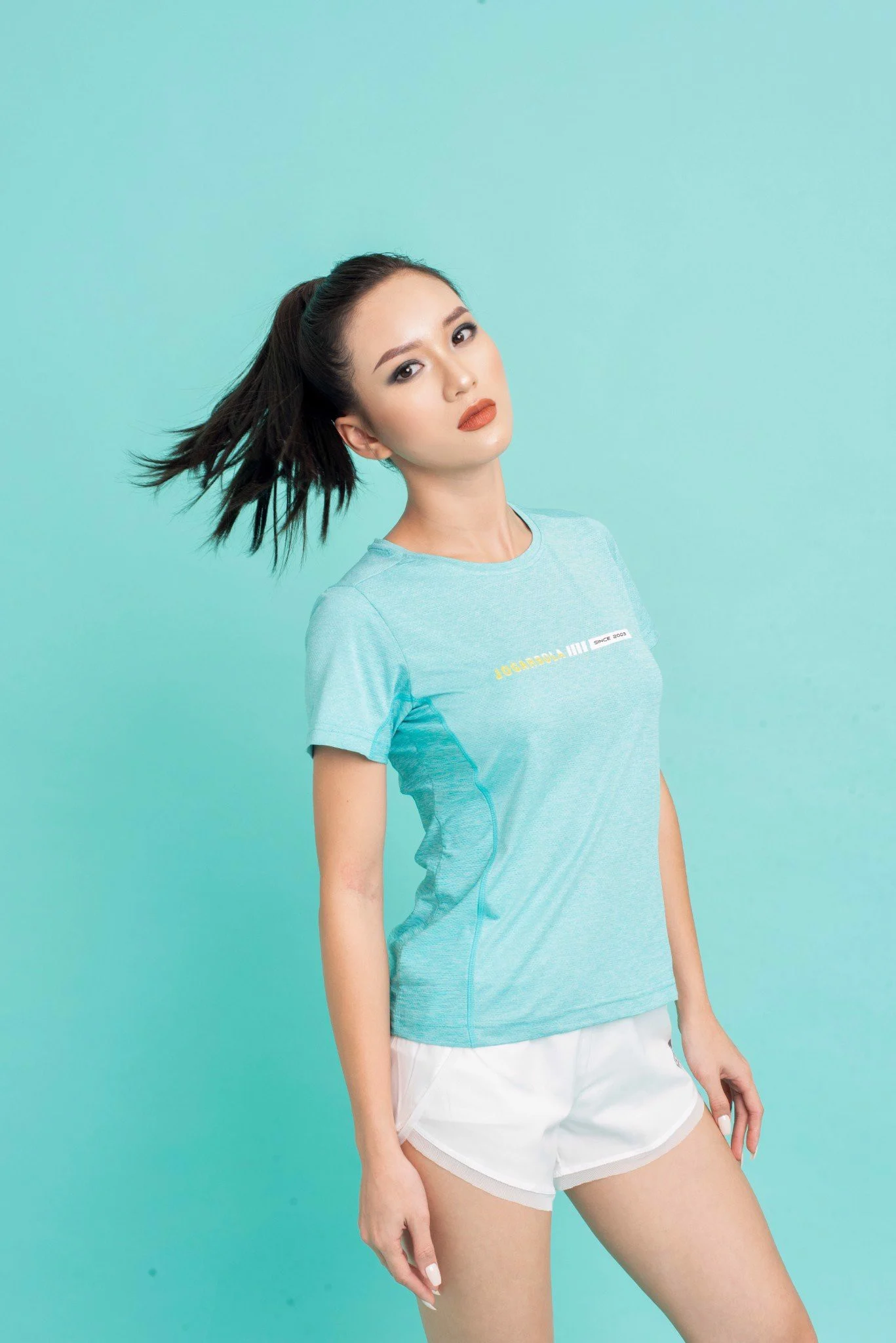 Áo thể thao Jogarbola nữ "Xanh Ngọc" JG-492-36 - Hàng Chính Hãng