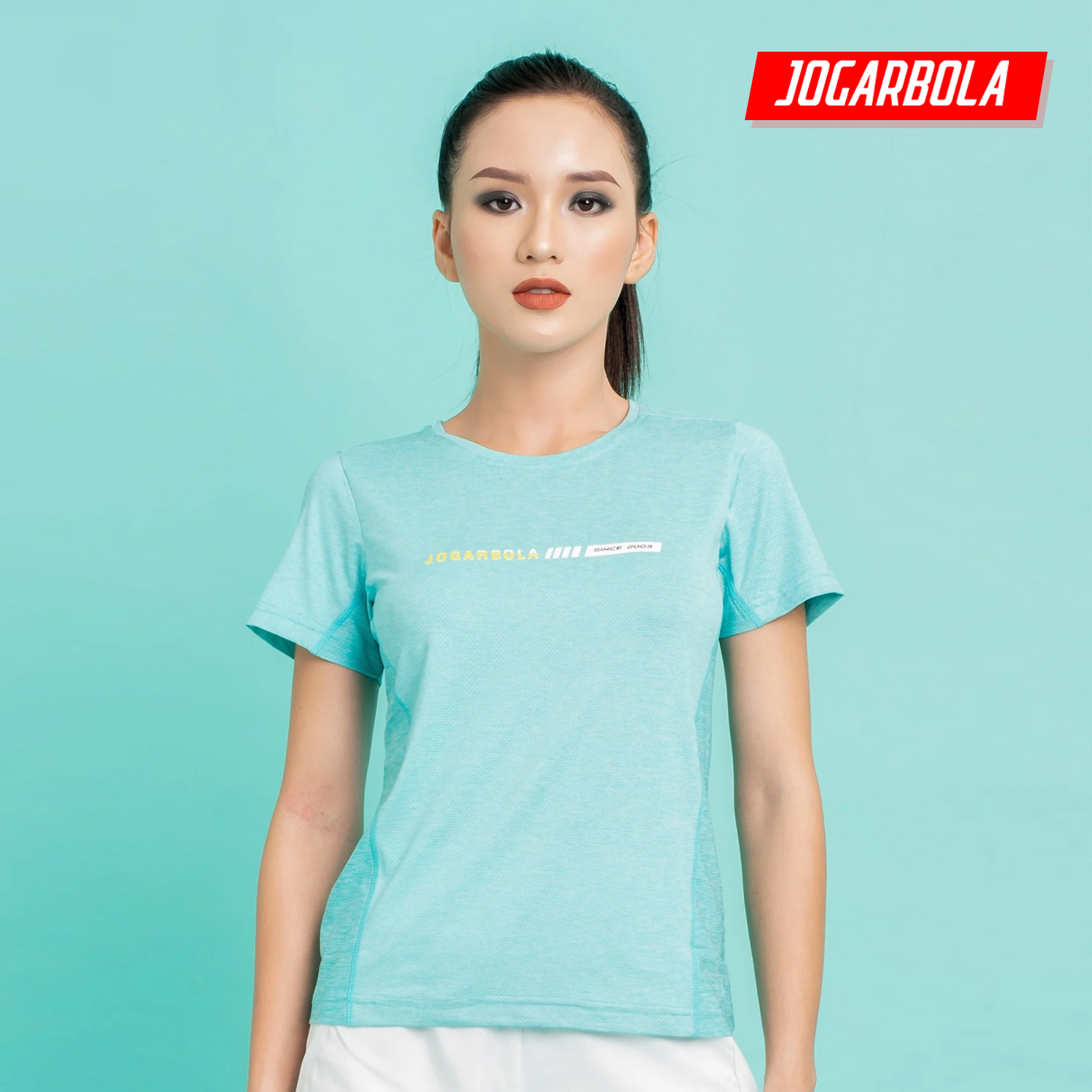 Áo thể thao Jogarbola nữ "Xanh Ngọc" JG-492-36 - Hàng Chính Hãng