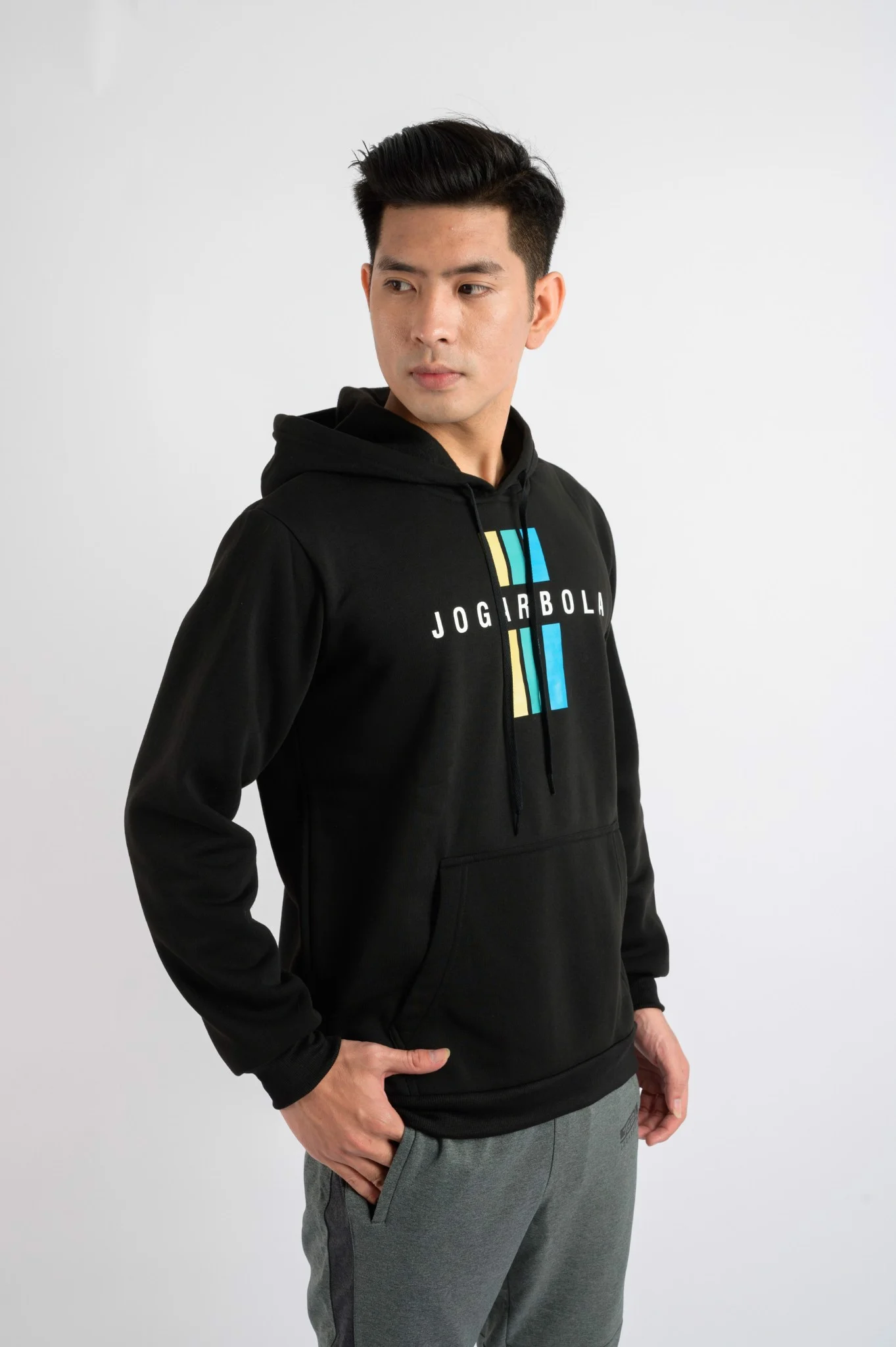 Áo Hoodie Nam Nữ Động Lực Jogarbola JG 443 "Đen" JG443-04 - Hàng Chính Hãng