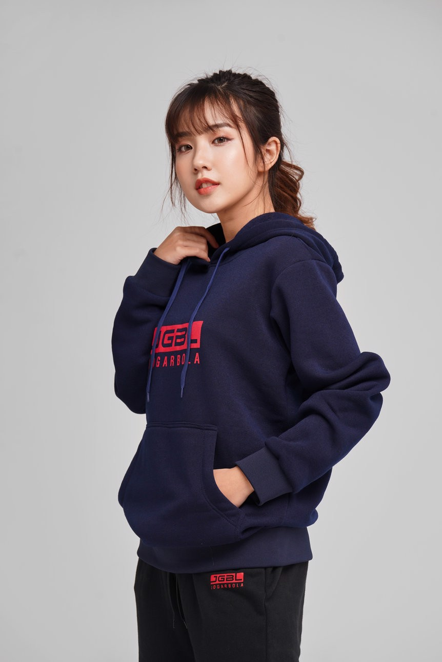 Áo Hoodie Nam Nữ Jogarbola Original JG 347 "Xanh Navy" JG-347X- Hàng Chính Hãng