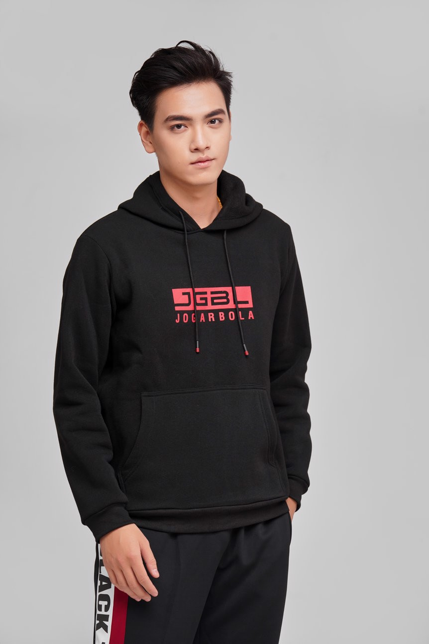 Áo Hoodie Nam Nữ Động Lực Jogarbola Original JG 347 "Đen" JG-347D - Hàng Chính Hãng