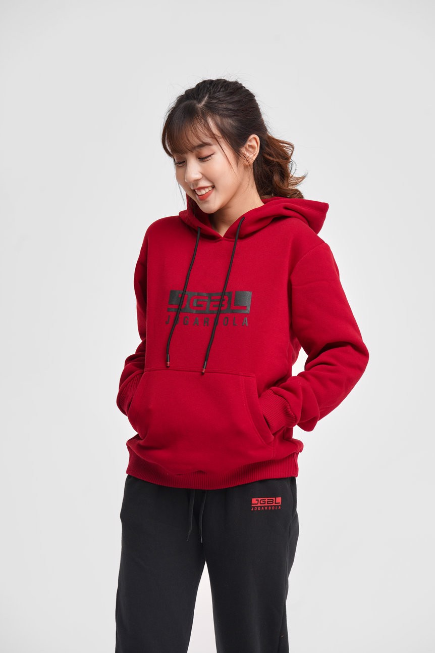 Áo Hoodie Nữ Động Lực Jogarbola Original JG 318 "Đỏ" JG-318DO - Hàng Chính Hãng