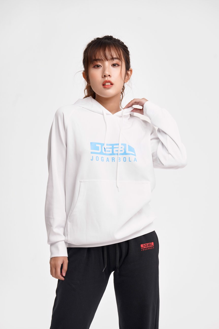 Áo Hoodie Nam Nữ Động Lực Jogarbola The White Couple JG 319 "Trắng" JG-319T - Hàng Chính Hãng