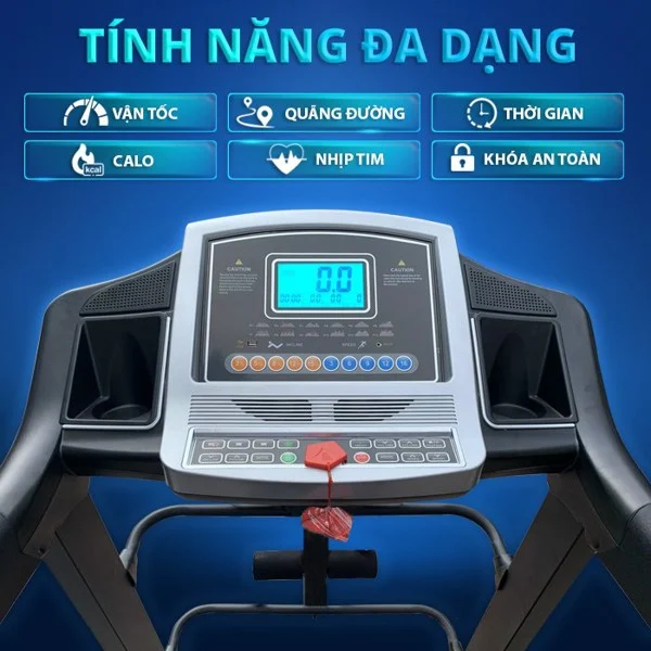 Máy chạy bộ điện Động Lực FUNFIT-2736 - Hàng Chính Hãng