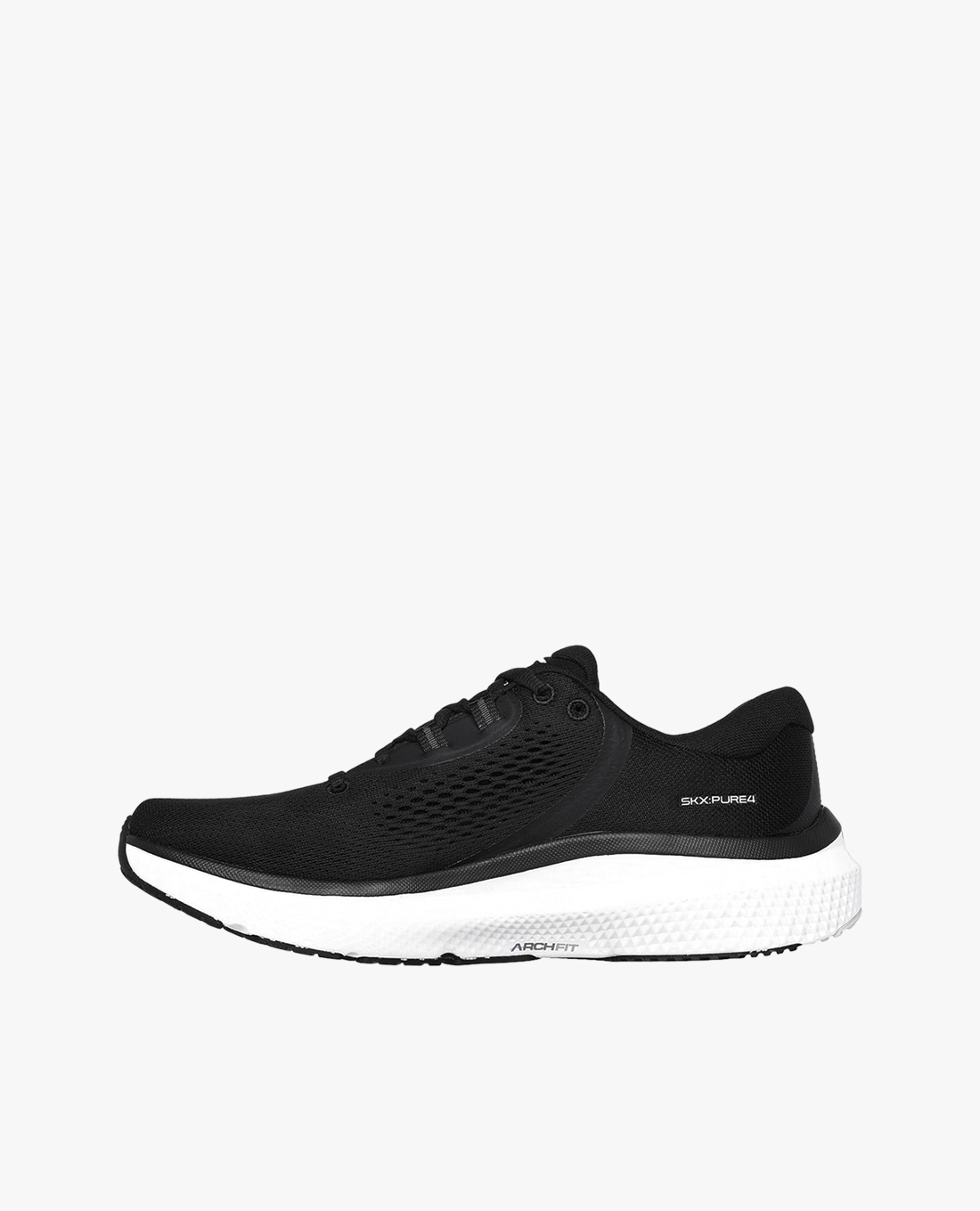 Giày chạy bộ Skechers Go Run Pure 4 "Black/Whtie" 246082-BKW - Hàng Chính Hãng