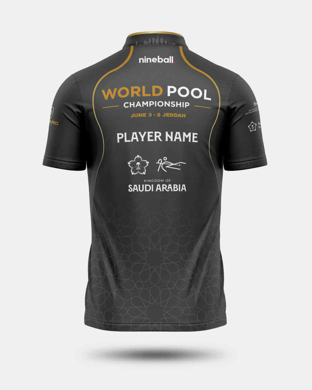 Áo bi-a thi đấu chính thức của giải World Pool Championship "Đen" WPC-01 - Hàng Chính Hãng