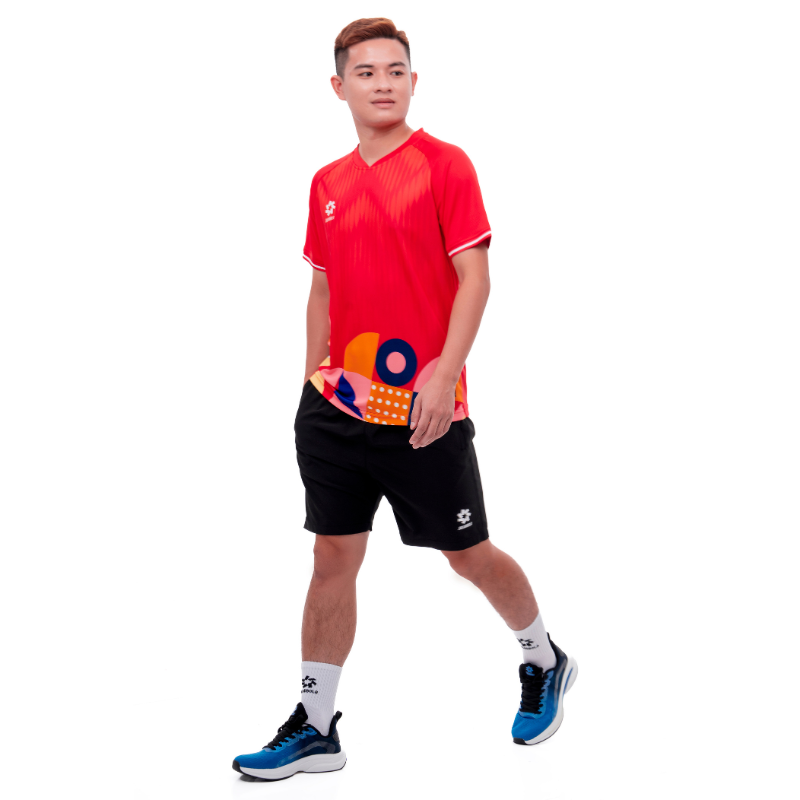 Áo thể thao NAM đội tuyển quốc gia 2024 "Đỏ - Vàng" MJ-AJ1383-02 - Hàng Chính Hãng