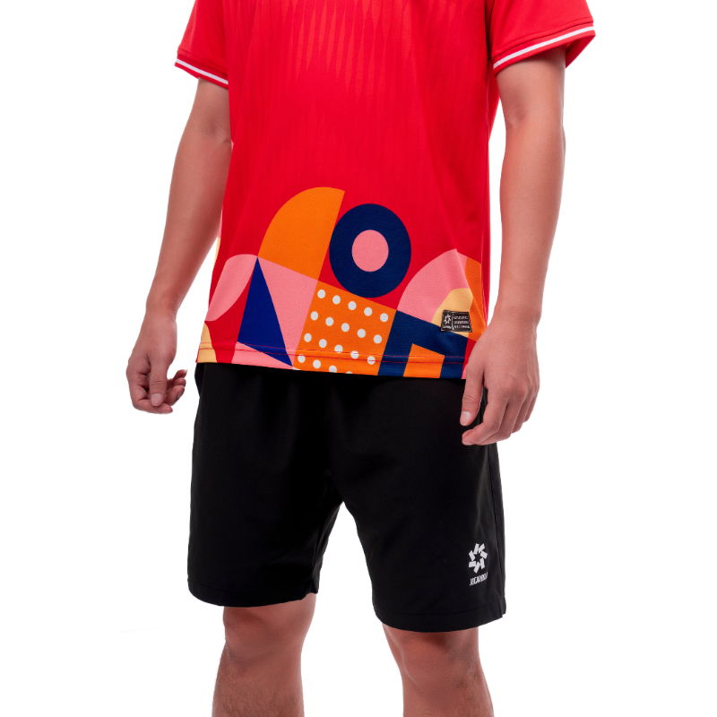 Áo thể thao NAM đội tuyển quốc gia 2024 "Đỏ - Vàng" MJ-AJ1383-02 - Hàng Chính Hãng