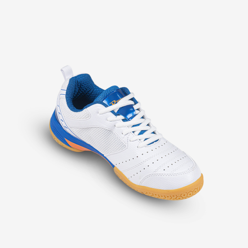 Giày Cầu Lông / Bóng Chuyền Động Lực Promax "White/Blue/Orange" PR-240625-03 - Hàng Chính Hãng