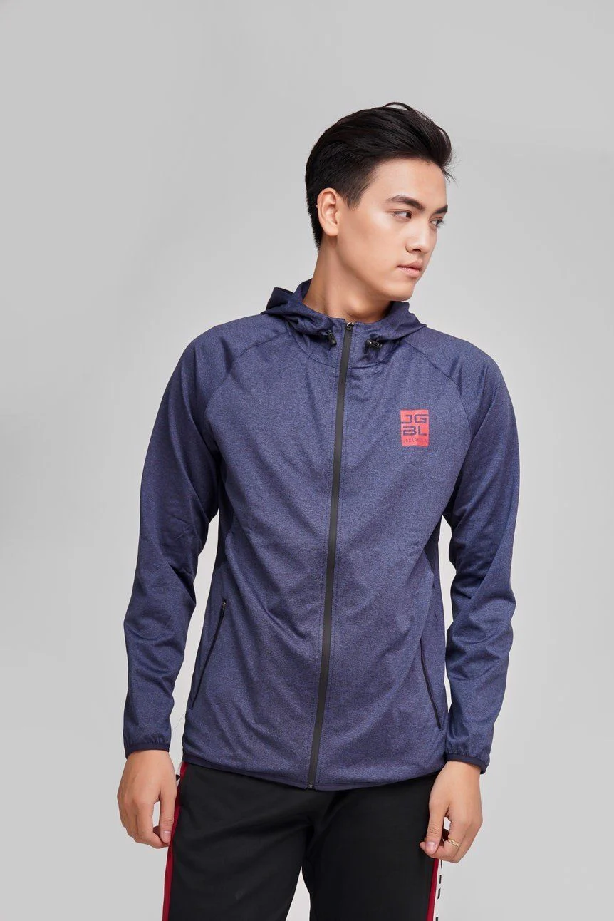 Áo khoác gió Jogarbola Track Jacket "Xanh Navy" MJ-PJ309-11 - Hàng Chính Hãng
