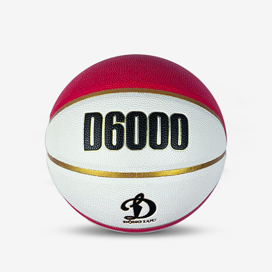 Bóng rổ thi đấu Động Lực da PU D6000 size 5, 6, 7 - Hàng Chính Hãng