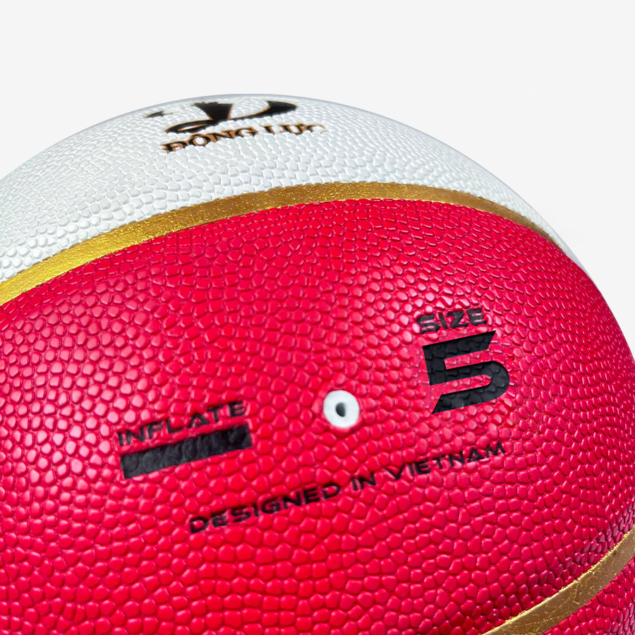 Bóng rổ thi đấu Động Lực da PU D6000 size 5, 6, 7 - Hàng Chính Hãng