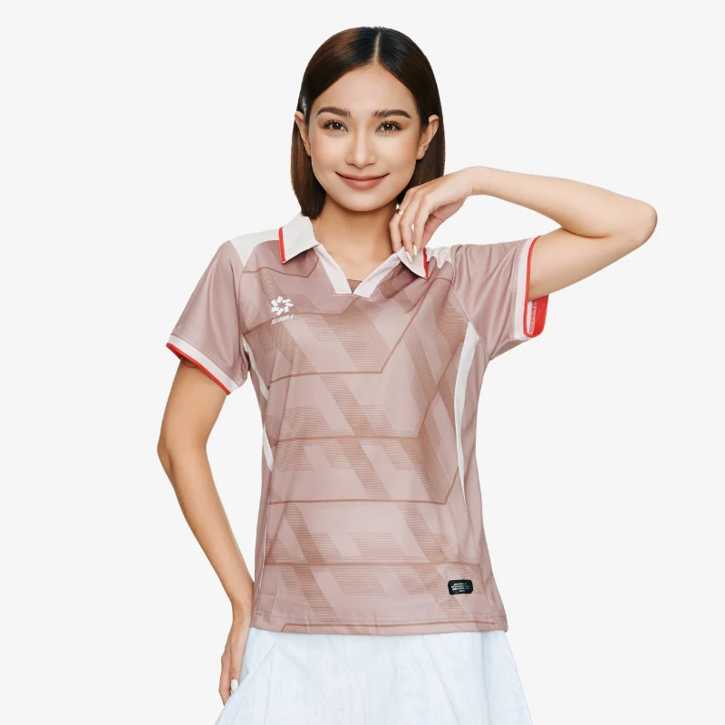 Áo Polo Nữ Jogarbola ClassicPick màu "Brown" WJ-A4072-02 - Hàng Chính Hãng