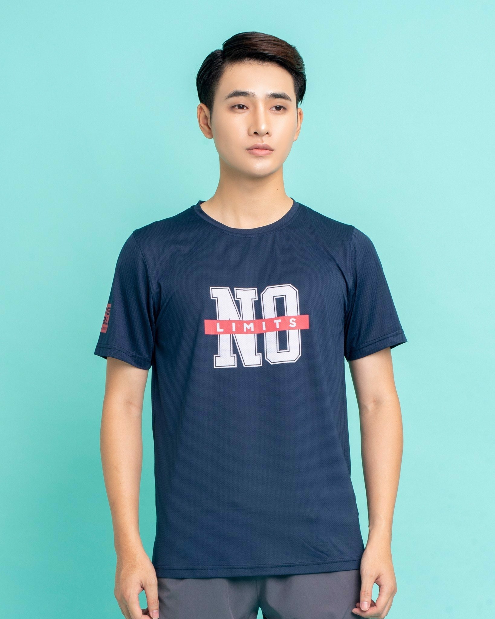 Áo thun Động Lực Jogarbola nam No-limit "Xanh" JG-565-11 - Hàng Chính Hãng
