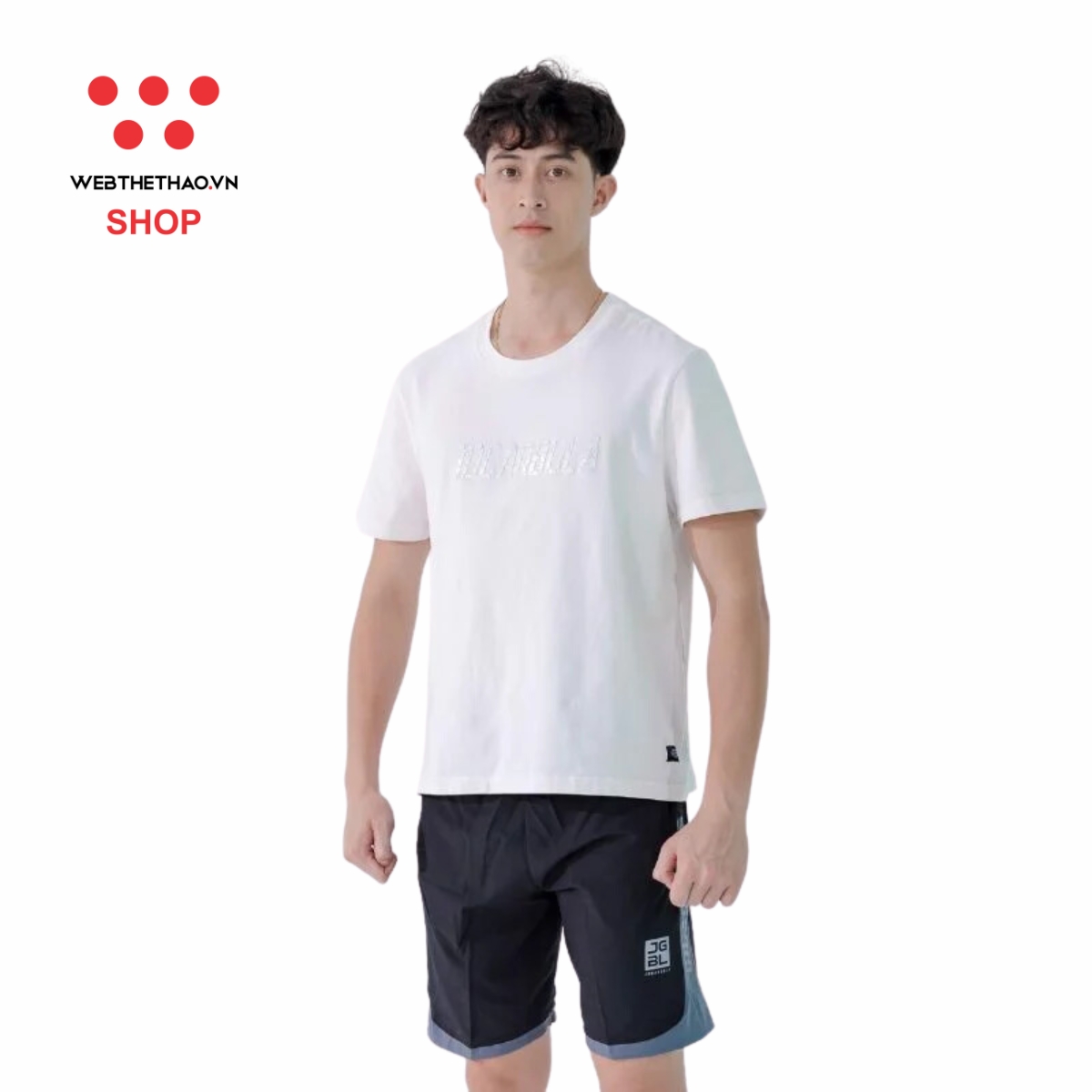 Áo phông thể thao Jogarbola nam nữ "Trắng" MJ-MC0323.02-02 - Hàng Chính Hãng