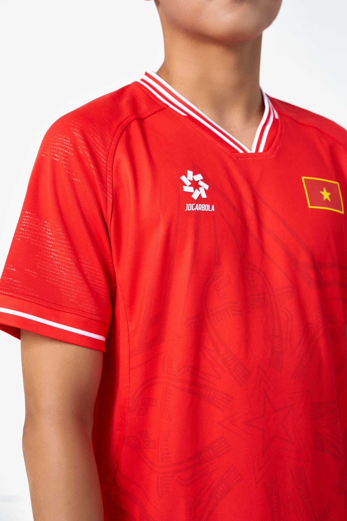 Bộ quần áo thi đấu đội tuyển quốc gia Việt Nam 2024 "Đỏ" JG-DTQG-TD-04 - Hàng Chính Hãng