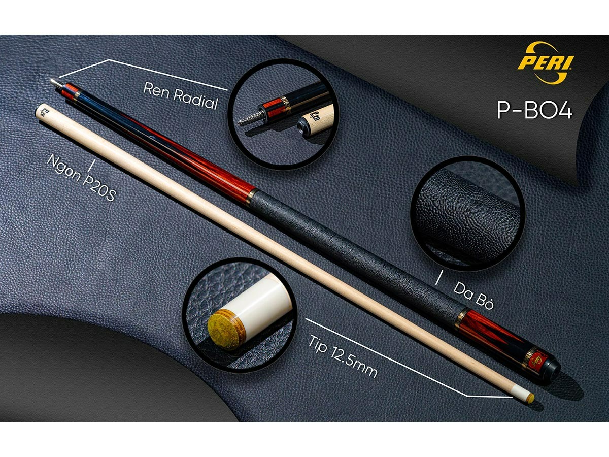 Gậy đánh bi-a Peri Viscount P-B04 PR-P-B04 - Hàng Chính Hãng