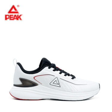 Giày Chạy Bộ Nam PEAK Com4ever Running "Trắng Be" E223107HTB – Hàng Chính Hãng