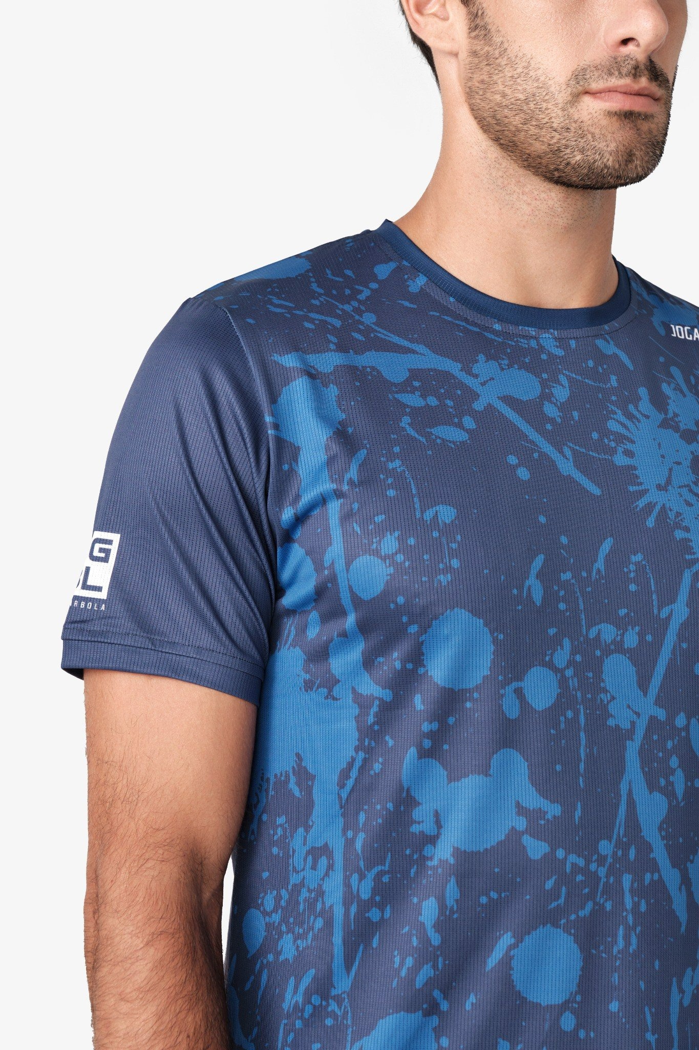 Áo thun Động Lực Jogarbola nam Paint Graphic Dri-fit "Xanh" MJ-0422.02-02 - Hàng Chính Hãng