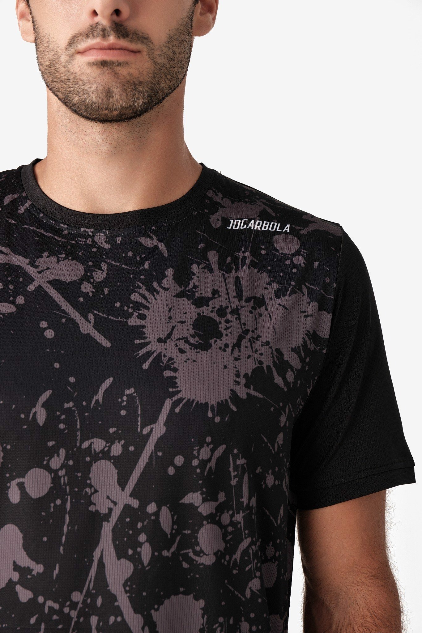 Áo thun Động Lực Jogarbola nam Paint Graphic Dri-fit "Đen" MJ-0422.02-01 - Hàng Chính Hãng