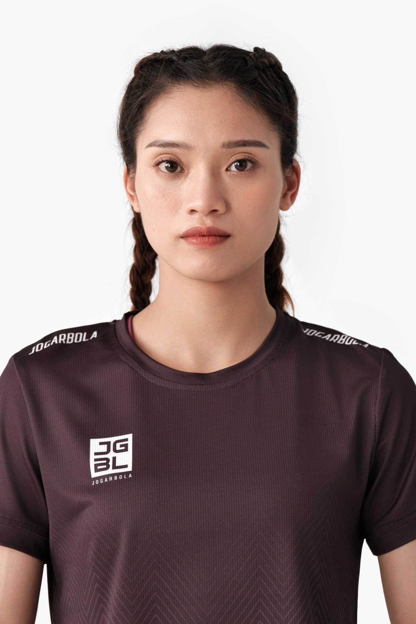 Áo thun Nữ Động Lực Jogarbola nữ Classic Dry-Fit "Tím Đậm" WJ-0422.01 - Hàng Chính Hãng