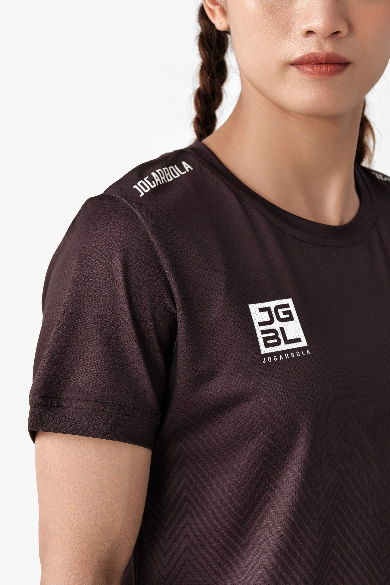 Áo thun Nữ Động Lực Jogarbola nữ Classic Dry-Fit "Tím Đậm" WJ-0422.01 - Hàng Chính Hãng
